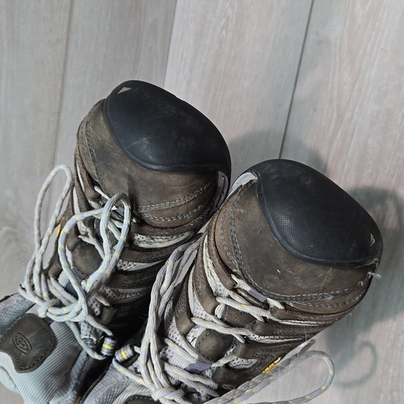 Keen Womens Utility Watproof DetroitLeather Sneakers Composed Steel Toe shoes 8M - Picture 3 of 15